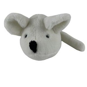 Plushland White Mouse 10" Plush Stuffed Animal Toy Vintage Hard To Find